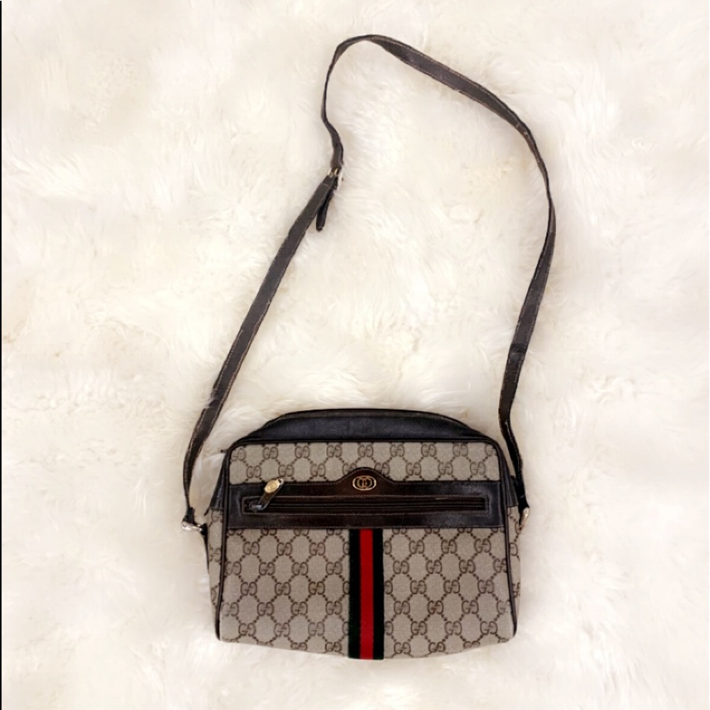 AUTHENTIC GUCCI OPHIDIA SHELLY LINE CROSSBODY❤️💚